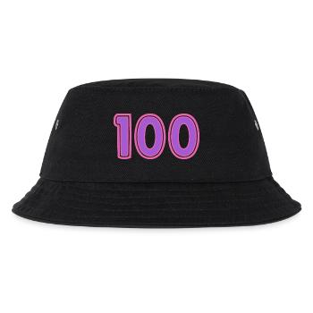 100. 100 YEARS. 100th ANNIVERSARY - Kids’ Bucket Hat - black - Front