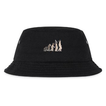 Evolution - Kinder Bucket Hat - Schwarz - Vorne