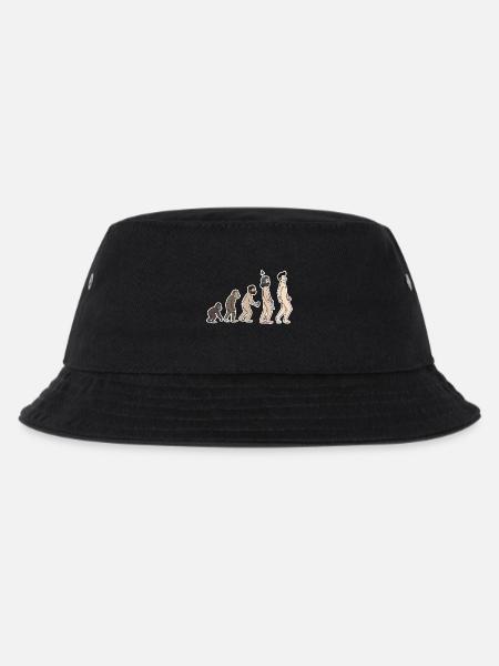 Evolution - Kinder Bucket Hat - Schwarz