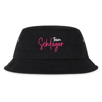 Team Schlager - Kinder Bucket Hat - Schwarz - Vorne