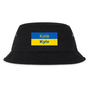 Kyiv City in kyrillischer Schrift - Kinder Bucket Hat - Schwarz - Vorne