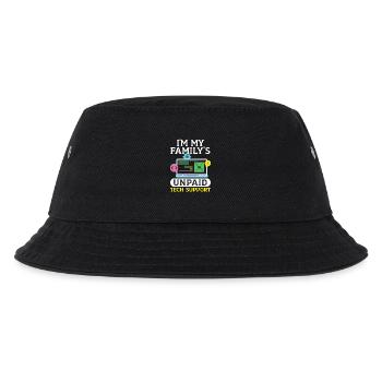 Bitte starten Sie Ihren Computer neu - Kinder Bucket Hat - Schwarz - Vorne