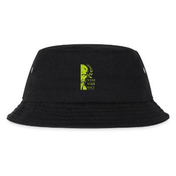 GRÜNER CAESAR - Kinder Bucket Hat - Schwarz - Vorne