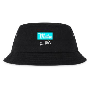 MEISTER. MEISTER - Kinder Bucket Hat - Schwarz - Vorne