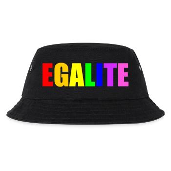 Equality - Kids’ Bucket Hat - black - Front