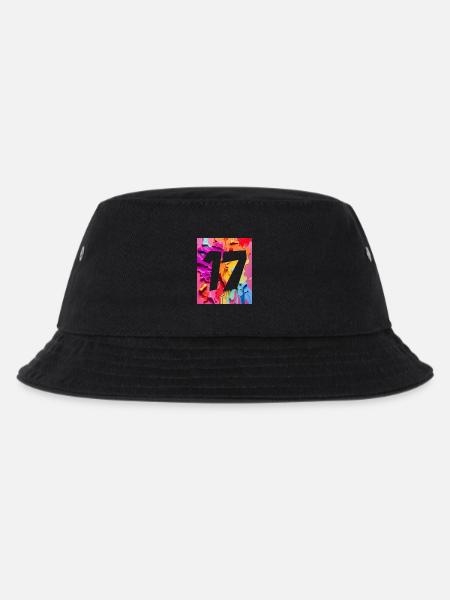NR. 17 NUMMER 17 BUNT 17. GEBURTSTAG - Kinder Bucket Hat - Schwarz