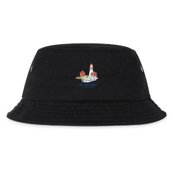 Denmark lighthouse tiny house by the sea - Kids’ Bucket Hat - black - Front