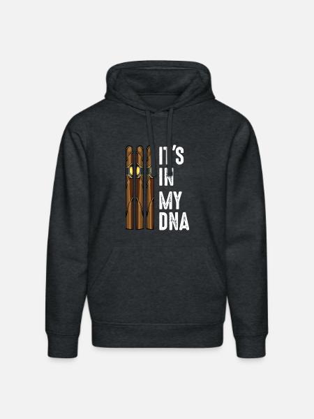 Zigarre - Stanley/Stella Unisex Bio-Hoodie DRUMMER - Dunkelgrau meliert