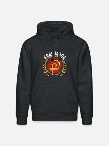 Krav Maga - Stanley/Stella DRUMMER Unisex Organic Hoodie - dark heather grey