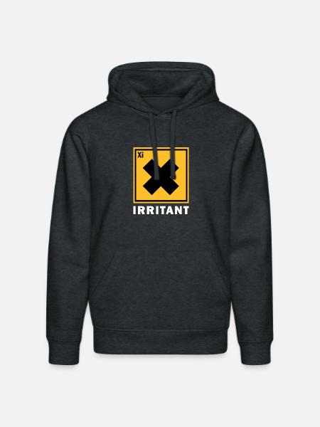 REIZENDES WARNZEICHEN - Stanley/Stella Unisex Bio-Hoodie DRUMMER - Dunkelgrau meliert