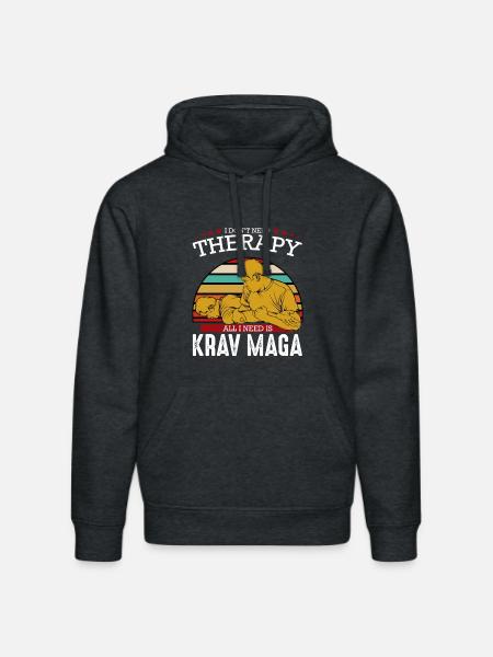 Krav Maga - Sweat à capuche bio DRUMMER Stanley/Stella Unisexe - gris foncé chiné