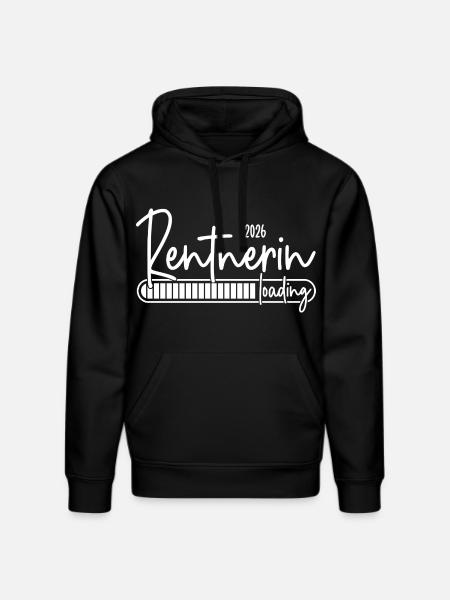 Rentnerin 2026 Loading - Stanley/Stella Unisex Bio-Hoodie DRUMMER - Schwarz