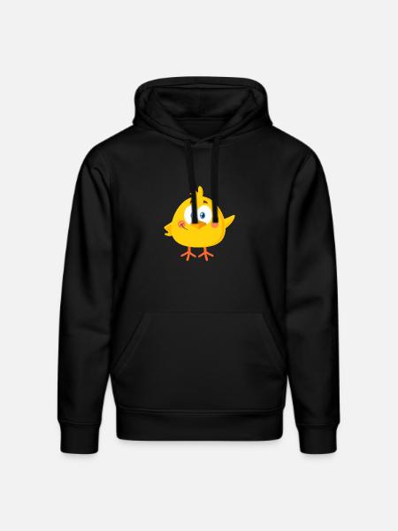 Little chick - Stanley/Stella DRUMMER Unisex Organic Hoodie - black