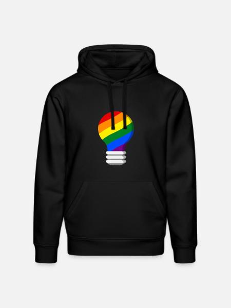 Gay Pride - Stanley/Stella DRUMMER Unisex Organic Hoodie - black