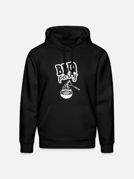 BBQ PARTY Kitchen Apron - Stanley/Stella DRUMMER Unisex Organic Hoodie - black