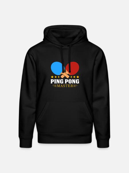 Ping-pong - Sweat à capuche bio DRUMMER Stanley/Stella Unisexe - noir