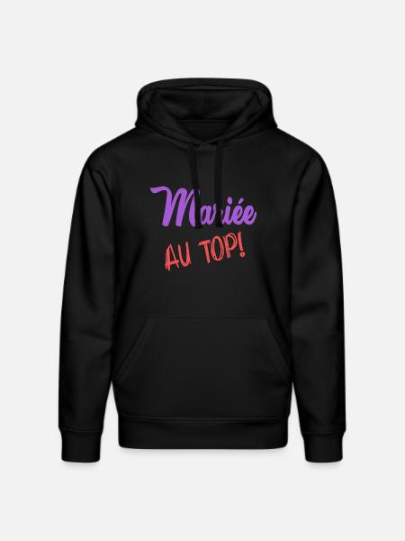 MARIEE - Sweat à capuche bio DRUMMER Stanley/Stella Unisexe - noir