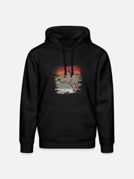 Hyäne - Stanley/Stella Unisex Bio-Hoodie DRUMMER  - Schwarz