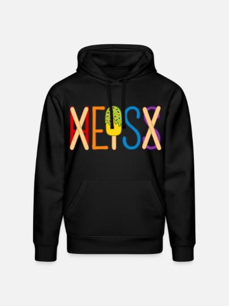 Eis - heiß - H EIS S - Stanley/Stella Unisex Bio-Hoodie DRUMMER - Schwarz