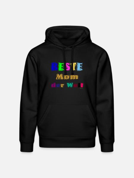 Beste Mutter der Welt - Stanley/Stella Unisex Bio-Hoodie DRUMMER - Schwarz