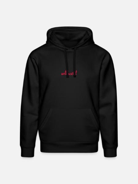 Always Antifascist - Stanley/Stella Unisex Bio-Hoodie DRUMMER - Schwarz