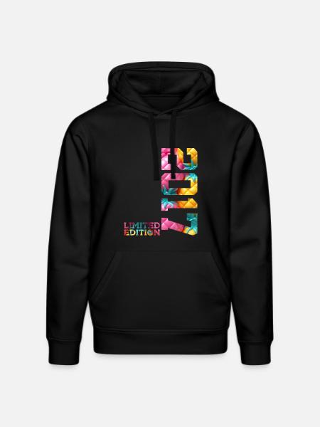 9TH BIRTHDAY LIMITED EDITION 2017 - Stanley/Stella DRUMMER Unisex Organic Hoodie - black