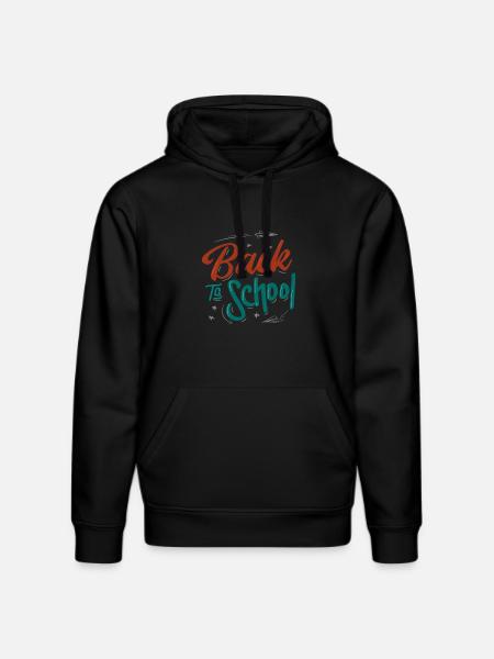 Back to school - Stanley/Stella DRUMMER Unisex Organic Hoodie - black