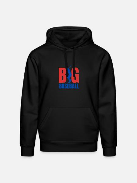 Baseball BIG - Stanley/Stella DRUMMER Unisex Organic Hoodie - black