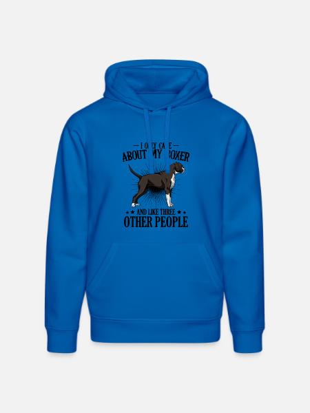 boxeur - Sweat à capuche bio DRUMMER Stanley/Stella Unisexe - bleu roi