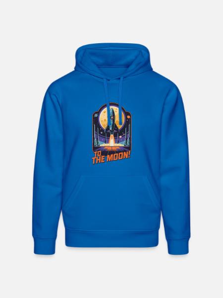 Zum Mond - Stanley/Stella Unisex Bio-Hoodie DRUMMER - Königsblau
