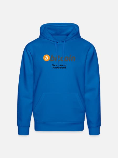 Fixthemoney - Stanley/Stella Unisex Bio-Hoodie DRUMMER - Königsblau