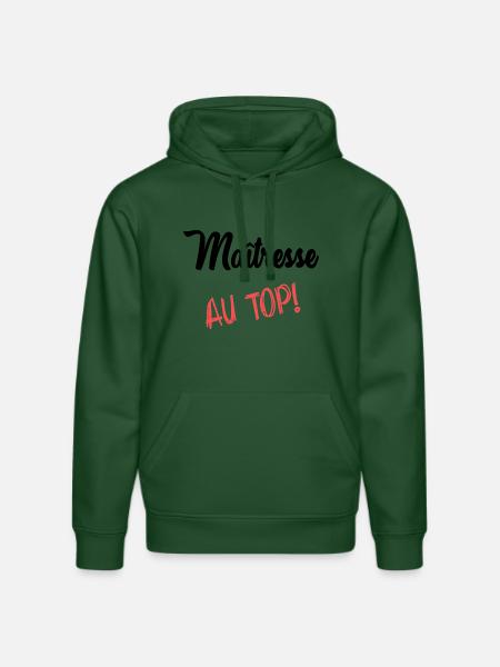 MISTRESS - Stanley/Stella DRUMMER Unisex Organic Hoodie - bottle green
