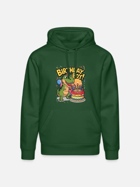 Birthday Boy - Stanley/Stella DRUMMER Unisex Organic Hoodie - bottle green