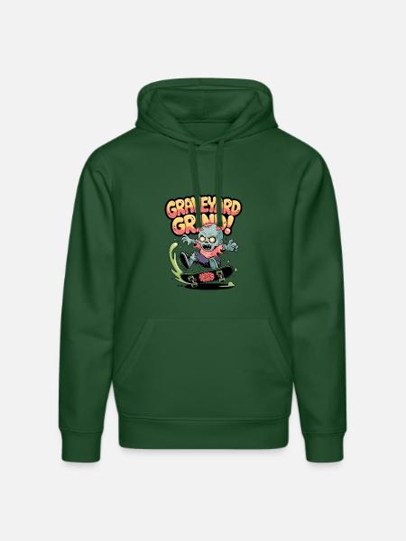 Friedhofs-Grind! - Stanley/Stella Unisex Bio-Hoodie DRUMMER  - Flaschengrün