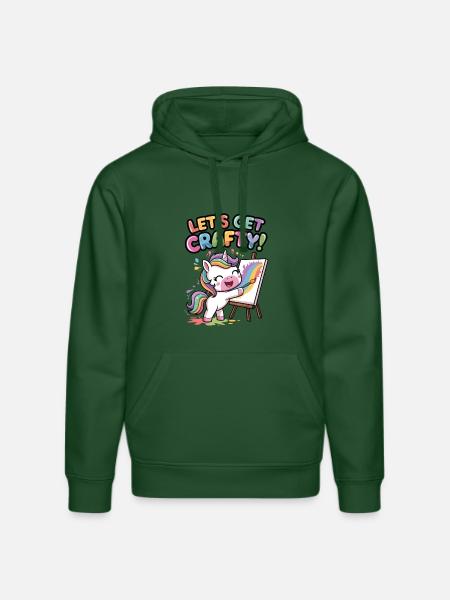 Lass uns kreativ werden! - Stanley/Stella Unisex Bio-Hoodie DRUMMER  - Flaschengrün