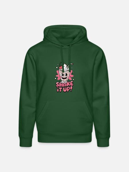 Shake It Up - Stanley/Stella DRUMMER Unisex Organic Hoodie - bottle green