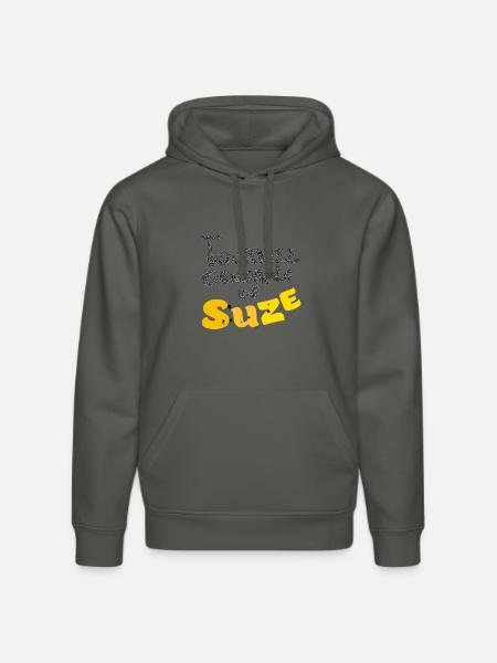 Suzee funny - Sweat à capuche bio DRUMMER Stanley/Stella Unisexe - charbon