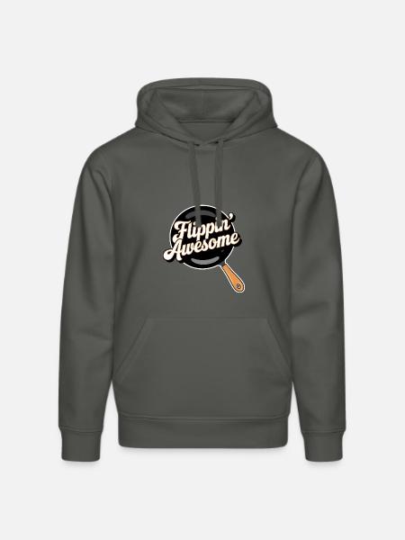 Flippin Awesome - Stanley/Stella DRUMMER Unisex Organic Hoodie - anthracite