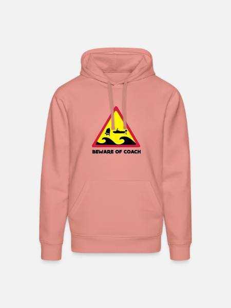 Beware Of Coach - Opti Edition - Stanley/Stella Unisex Bio-Hoodie DRUMMER - Altrosa