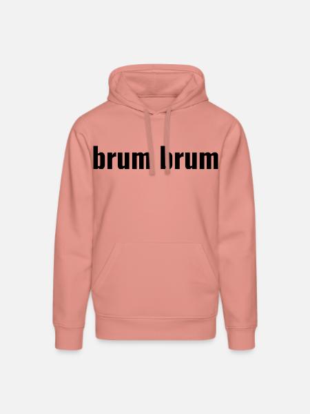 Brum Brum - Sweat à capuche bio DRUMMER Stanley/Stella Unisexe - rose poudré