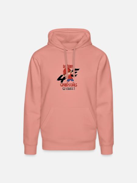 Dab Boy Grundschule - Stanley/Stella Unisex Bio-Hoodie DRUMMER - Altrosa