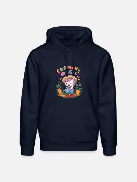 Farming Magic! - Stanley/Stella DRUMMER Unisex Organic Hoodie - french navy