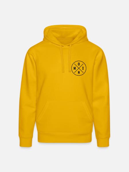 MOIN - Stanley/Stella Unisex Bio-Hoodie DRUMMER  - Spektralgelb