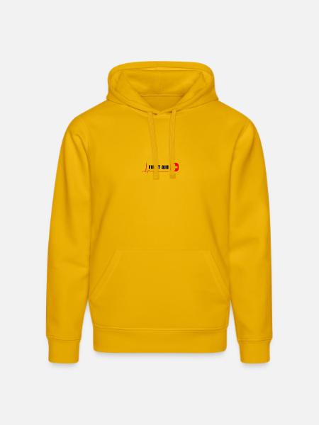 ERSTE HILFE - Stanley/Stella Unisex Bio-Hoodie DRUMMER - Spektralgelb