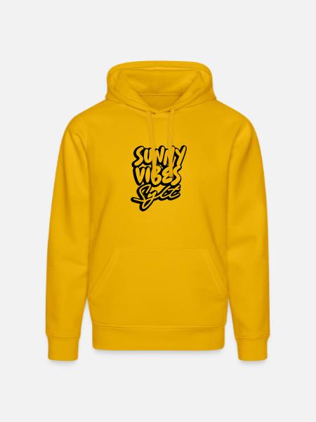 SUNNY VIBES SYLT - Stanley/Stella DRUMMER Unisex Organic Hoodie - spectra yellow