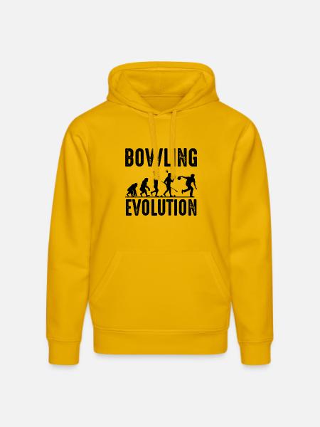 Bowling - Sweat à capuche bio DRUMMER Stanley/Stella Unisexe - jaune spectre