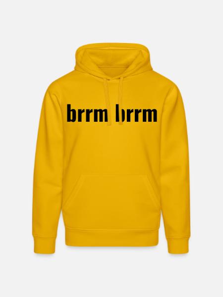 brrm brrm - Stanley/Stella DRUMMER Unisex Organic Hoodie - spectra yellow