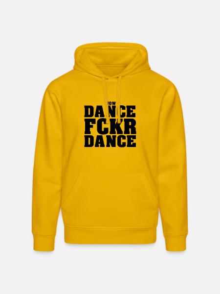 Danse Fckr Danse - Sweat à capuche bio DRUMMER Stanley/Stella Unisexe - jaune spectre