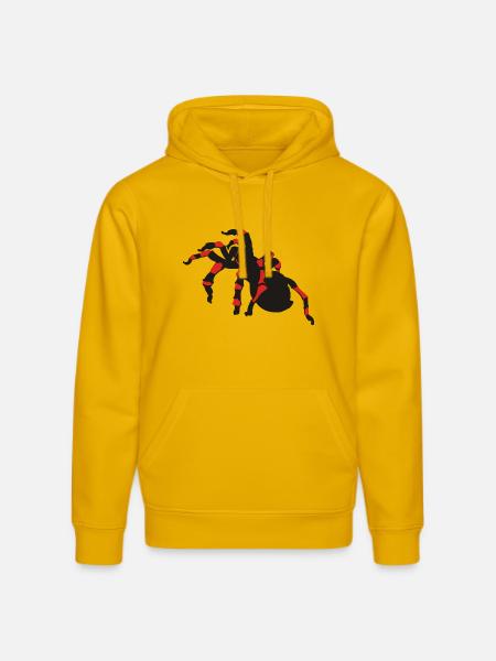 spinnen - Stanley/Stella Unisex Bio-Hoodie DRUMMER - Spektralgelb