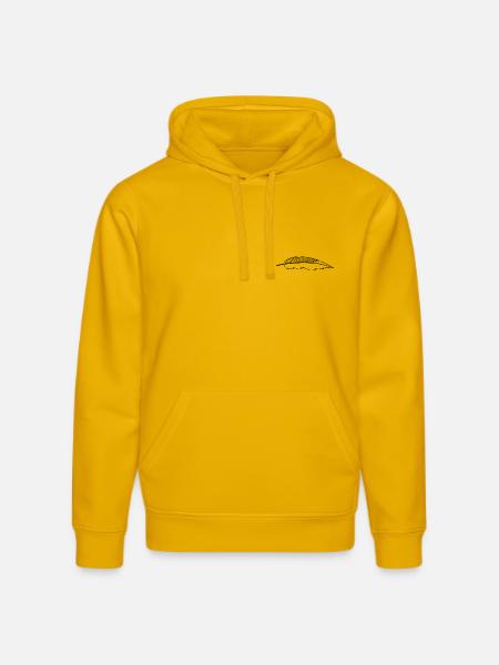 feather - Stanley/Stella DRUMMER Unisex Organic Hoodie - spectra yellow